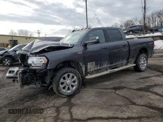2022 Ram 2500 Big Horn with VIN 3C6UR5DJ6NG380124, listed as a Copart auction lot 45167495 with 41,428 mi miles and Salvage Title. Bid and sale history available at carsss.com. Image 1.