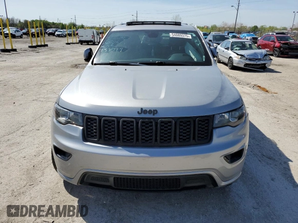 2017 Jeep Grand Cherokee Altitude z VIN 1C4RJFAG3HC738789, wystawiony jako Copart lot #54089375 z przebiegiem 82 150 mil mil oraz Szkody całkowita. Historia ofert i sprzedaży dostępna na DreamBid. Obrazek 5.