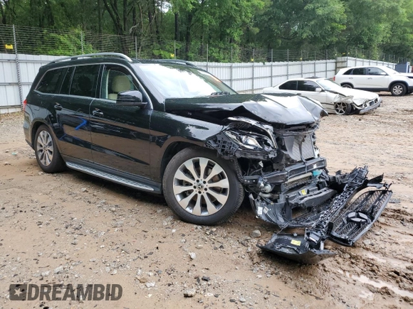 2019 Mercedes-Benz GLS 450 with VIN 4JGDF6EE3KB195330, listed as a Copart auction lot 58904645 with Not provided miles and Salvage title. Bid and sale history available at DreamBid. Image 4.