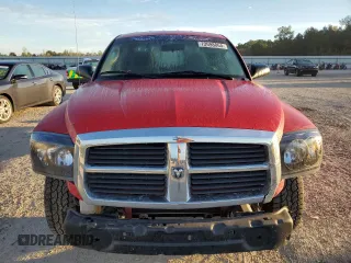 2007 Dodge Dakota SLT with VIN 1D7HE48K97S124581, listed as a Copart auction lot 73698864 with 179,562 mi miles and Salvage Title. Bid and sale history available at DreamBid. Image 5.