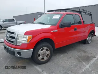 2014 Ford F-150 XL with VIN 1FTEX1CM0EKF80495, listed as a IAAI auction lot 42014592 with 141,213 mi miles. Bid and sale history available at carsss.com. Image 2.