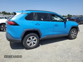 2019 Toyota RAV4 LE with VIN 2T3F1RFV5KC015589, listed as a Copart auction lot 60467465 with 123,950 mi miles and Salvage title. Bid and sale history available at DreamBid. Image 3.
