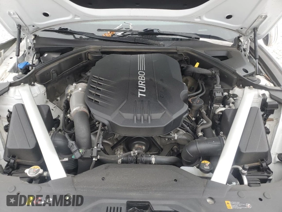 2019 Genesis G70 Dynamic with VIN KMTG34LE3KU014251, listed as a Copart auction lot 87297734 with 97,705 mi miles and Salvage Title. Bid and sale history available at DreamBid. Image 11.