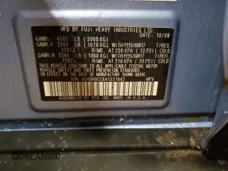 2010 Subaru Outback Premium All-Weather Anniversary z VIN 4S4BRBCC6A1331642, wystawiony jako Copart lot #45733085 z przebiegiem 151 289 mil mil oraz Czysty tytuł • Clean title. Historia ofert i sprzedaży dostępna na DreamBid. Obrazek 13.