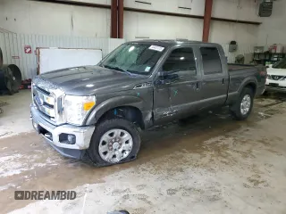 2015 Ford Super Duty F-250 SRW Lariat with VIN 1FT7W2B6XFEC51422, listed as a Copart auction lot 50437375 with 110,840 mi miles and Salvage Title. Bid and sale history available at carsss.com. Image 1.