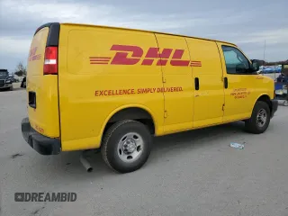 2022 Chevrolet Express Cargo with VIN 1GCWGAFPXN1163191, listed as a Copart auction lot 87840625 with Not provided miles and Salvage title. Bid and sale history available at DreamBid. Image 3.