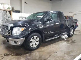 2017 Nissan Titan SV с VIN 1N6AA1C59HN560366, выставлен на аукционе Copart как лот 47301685 с пробегом 95 658 миль миль и Чистый • Clean title. История ставок и продаж доступна на DreamBid. Изображение 1.