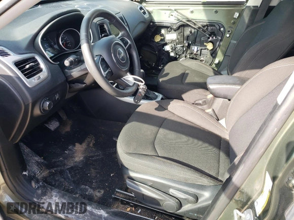 2021 Jeep Compass Sport with VIN 3C4NJDAB4MT510581, listed as a Copart auction lot 43903255 with 67,496 mi miles and Salvage title. Bid and sale history available at DreamBid. Image 7.