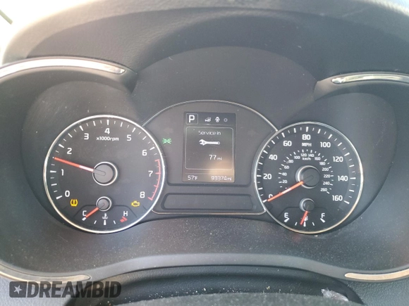 2018 Kia Forte LX with VIN 3KPFK4A73JE271893, listed as a Copart auction lot 49208025 with 93,374 mi miles and Salvage Title. Bid and sale history available at carsss.com. Image 9.