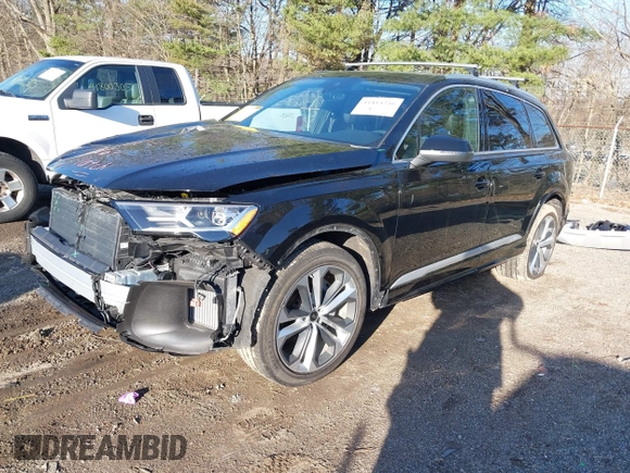 2022 Audi Q7 Premium Plus with VIN WA1LXBF74ND017516, listed as a IAAI auction lot 41814246 with 40,533 mi miles and . Bid and sale history available at DreamBid. Image 2.