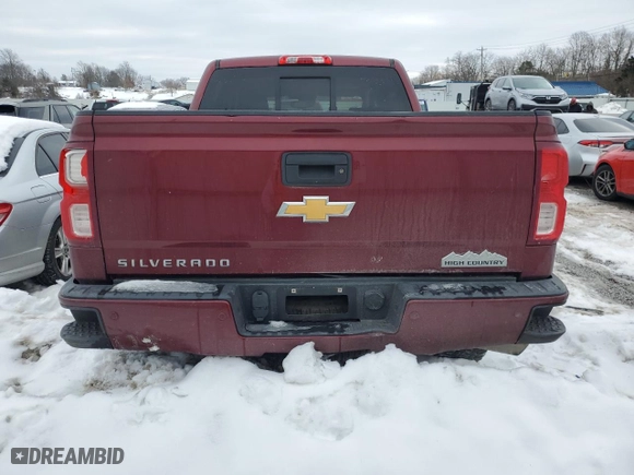 2017 Chevrolet Silverado 1500 High Country with VIN 3GCUKTEJ1HG395389, listed as a Copart auction lot 87670675 with 153,400 mi miles and Clean Title. Bid and sale history available at carsss.com. Image 6.