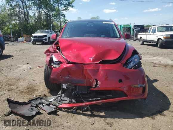 2024 Tesla Model Y Long Range z VIN 7SAYGDEE6RA261108, wystawiony jako Copart lot #55252805 z przebiegiem 16 932 mil mil oraz Szkoda całkowita • Salvage title. Historia ofert i sprzedaży dostępna na DreamBid. Obrazek 5.