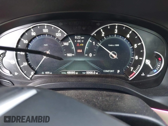 2019 BMW X3 xDrive30i with VIN 5UXTR9C59KLE12418, listed as a IAAI auction lot 41978592 with 48,095 mi miles and . Bid and sale history available at DreamBid. Image 7.