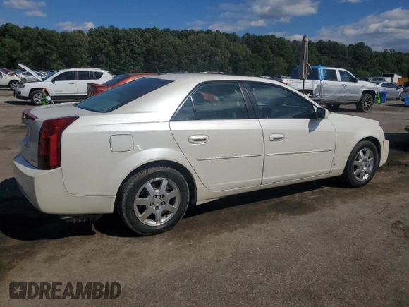 2006 Cadillac CTS with VIN 1G6DP577460126144, listed as a Copart auction lot 73348774 with 104,916 mi miles and Salvage Title. Bid and sale history available at carsss.com. Image 3.