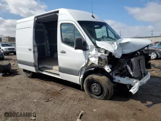 2019 Mercedes-Benz Sprinter Cargo Van with VIN WD3PF0CD5KP162982, listed as a Copart auction lot 50191745 with 0 mi miles and Salvage Title. Bid and sale history available at carsss.com. Image 4.