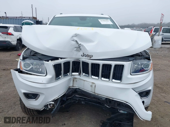 2014 Jeep Grand Cherokee Laredo with VIN 1C4RJFAG8EC109458, listed as a IAAI auction lot 41908466 with 59,427 mi miles. Bid and sale history available at carsss.com. Image 12.