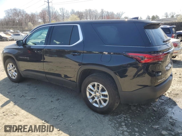 2023 Chevrolet Traverse LS with VIN 1GNERFKW9PJ279511, listed as a Copart auction lot 49934445 with 11,708 mi miles and Salvage title. Bid and sale history available at DreamBid. Image 2.