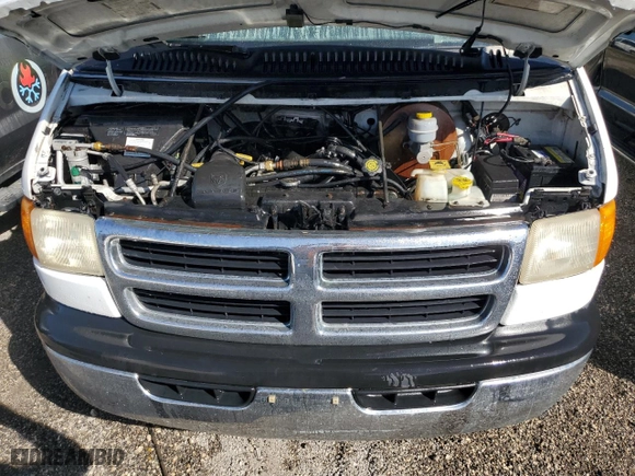 1999 Dodge Ram Van Conversion with VIN 2B6HB11Y5XK530601, listed as a Copart auction lot 76665494 with NaN miles and Non Repairable. Bid and sale history available at carsss.com. Image 12.
