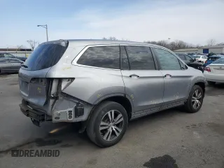 2016 Honda Pilot EX-L with VIN 5FNYF6H50GB028154, listed as a Copart auction lot 47407005 with Not Provided miles and Salvage Title. Bid and sale history available at DreamBid. Image 3.