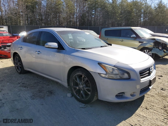 2012 Nissan Maxima 3.5 SV with VIN 1N4AA5AP6CC838360, listed as a Copart auction lot 46437805 with 164,594 mi miles and Salvage Title. Bid and sale history available at carsss.com. Image 4.