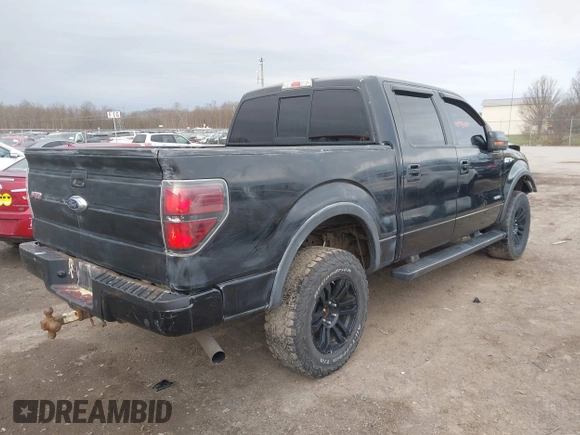 2014 Ford F-150 XL with VIN 1FTFW1ET1EFC06479, listed as a IAAI auction lot 41935420 with 190,797 mi miles. Bid and sale history available at carsss.com. Image 4.