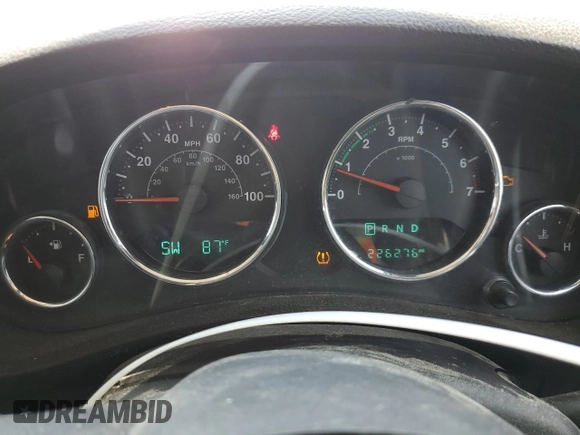 2016 Jeep Wrangler Unlimited Sport RHD with VIN 1C4BJWKG6GL293429, listed as a Copart auction lot 59156585 with 226,276 mi miles and Salvage title. Bid and sale history available at DreamBid. Image 9.