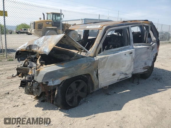 2017 Jeep Patriot Sport SE z VIN 1C4NJRBBXHD155603, wystawiony jako Copart lot #55185395 z przebiegiem Nie podano mil oraz Szkoda całkowita • Salvage title. Historia ofert i sprzedaży dostępna na DreamBid. Obrazek 1.