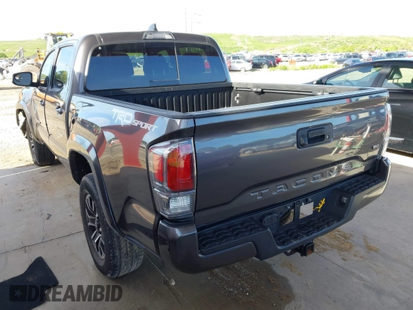 2021 Toyota Tacoma SR5 with VIN 5TFAZ5CN4MX113669, listed as a IAAI auction lot 42468007 with 29,368 mi miles and . Bid and sale history available at DreamBid. Image 3.