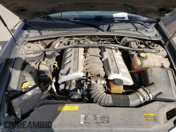 2004 Pontiac GTO with VIN 6G2VX12G24L261448, listed as a Copart auction lot 44951945 with 43,257 mi miles and Salvage Title. Bid and sale history available at DreamBid. Image 12.