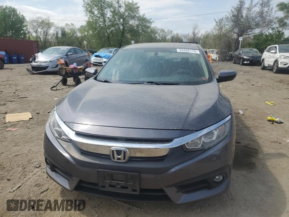 2017 Honda Civic EX-T with VIN 2HGFC1F38HH650468, listed as a Copart auction lot 53440175 with 99,051 mi miles and Salvage Title. Bid and sale history available at carsss.com. Image 5.