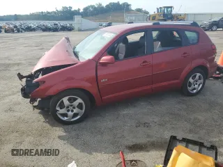 2005 Pontiac Vibe with VIN 5Y2SL63855Z413166, listed as a Copart auction lot 72001414 with 0 mi miles and Non Repairable. Bid and sale history available at carsss.com. Image 1.