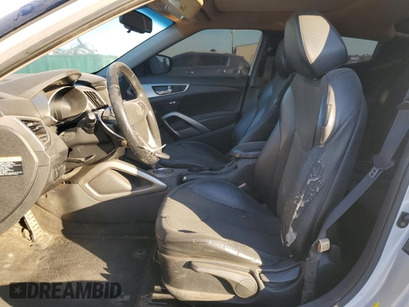 2012 Hyundai Veloster w/Gray Int с VIN KMHTC6AD2CU050738, выставлен на аукционе Copart как лот 42136435 с пробегом 151 482 миль миль и Списание • Salvage title. История ставок и продаж доступна на DreamBid. Изображение 7.