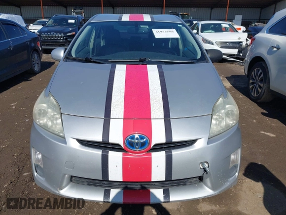 2011 Toyota Prius I with VIN JTDKN3DU5B0249082, listed as a IAAI auction lot 41975588 with 265,207 mi miles. Bid and sale history available at carsss.com. Image 12.