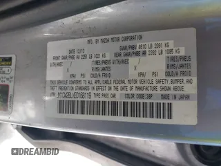 2014 Mazda 5 Sport with VIN JM1CW2BLXE0168119, listed as a IAAI auction lot 41527688 with 142,357 mi miles and . Bid and sale history available at DreamBid. Image 9.