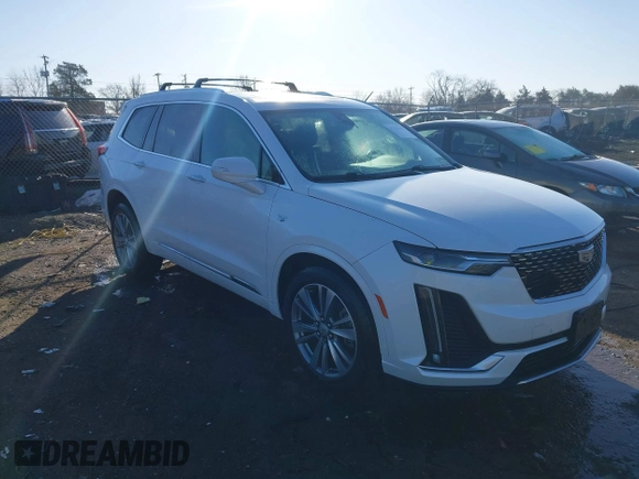 2020 Cadillac XT6 AWD Premium Luxury with VIN 1GYKPDRS1LZ123980, listed as a IAAI auction lot 41755263 with 98,560 mi miles and . Bid and sale history available at DreamBid. Image 1.