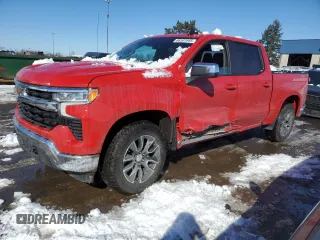 2025 Chevrolet Silverado 1500 LT with VIN 1GCPKKEK1SZ118054, listed as a Copart auction lot 46107945 with 1,957 mi miles and Clean Title. Bid and sale history available at DreamBid. Image 1.