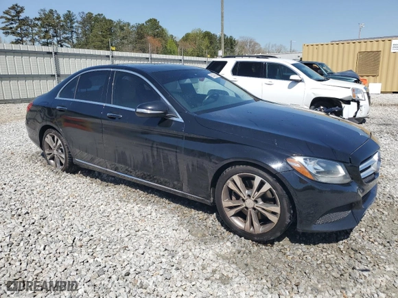 2015 Mercedes-Benz C-Class C 300 with VIN 55SWF4JB2FU073377, listed as a Copart auction lot 50400265 with 111,832 mi miles and Salvage Title. Bid and sale history available at carsss.com. Image 4.