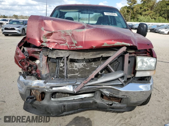 2003 Ford Super Duty F-250 XL with VIN 1FTNW20F83EA79803, listed as a Copart auction lot 77653954 with 0 mi miles and Salvage Title. Bid and sale history available at carsss.com. Image 5.