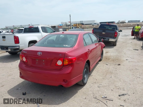 2009 Toyota Corolla with VIN 1NXBU40E19Z161524, listed as a IAAI auction lot 42068238 with 137,019 mi miles. Bid and sale history available at carsss.com. Image 4.
