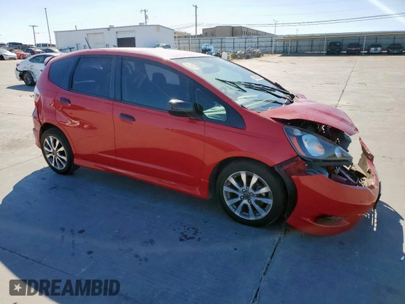 2012 Honda Fit Sport with VIN JHMGE8H50CC008910, listed as a Copart auction lot 49930585 with 132,876 mi miles and Salvage Title. Bid and sale history available at carsss.com. Image 4.