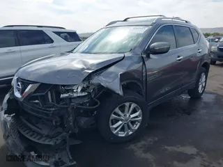 2015 Nissan Rogue SV with VIN KNMAT2MV9FP510988, listed as a IAAI auction lot 41895413 with 211,113 mi miles. Bid and sale history available at carsss.com. Image 17.