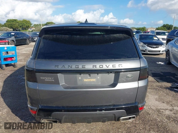 2019 Land Rover Range Rover Sport Dynamic with VIN SALWR2RE9KA850578, listed as a IAAI auction lot 41129635 with 1 mi miles. Bid and sale history available at carsss.com. Image 16.