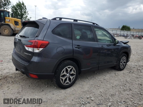 2022 Subaru Forester Premium with VIN JF2SKAEC4NH486706, listed as a Copart auction lot 61843155 with 27,161 mi miles and Salvage title. Bid and sale history available at DreamBid. Image 3.