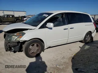 2007 Nissan Quest with VIN 5N1BV28U47N105291, listed as a Copart auction lot 87035904 with 203,490 mi miles and Salvage Title. Bid and sale history available at carsss.com. Image 1.