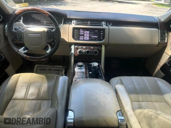 2014 Land Rover Range Rover HSE z VIN SALGS2WFXEA135917, wystawiony jako Copart lot #59755155 z przebiegiem 145 752 mil mil oraz Czysty tytuł • Clean title. Historia ofert i sprzedaży dostępna na DreamBid. Obrazek 9.