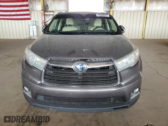 2015 Toyota Highlander Limited with VIN 5TDDCRFHXFS008056, listed as a Copart auction lot 58560055 with 157,155 mi miles and Salvage title. Bid and sale history available at DreamBid. Image 5.