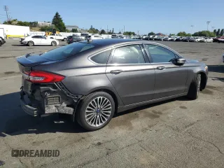 2018 Ford Fusion Titanium with VIN 3FA6P0D95JR188357, listed as a Copart auction lot 55994895 with 123,214 mi miles and Salvage title. Bid and sale history available at DreamBid. Image 3.
