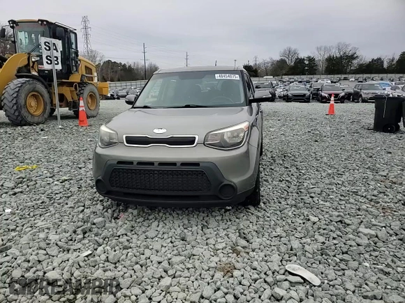 2014 Kia Soul + with VIN KNDJP3A56E7006816, listed as a Copart auction lot 48454075 with 91,434 mi miles and Salvage Title. Bid and sale history available at carsss.com. Image 10.