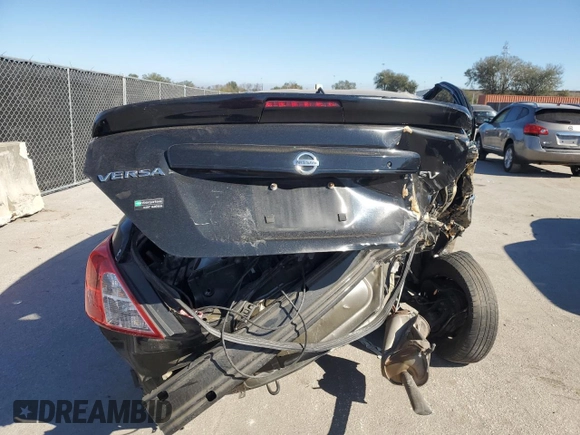 2018 Nissan Versa Sedan SV with VIN 3N1CN7AP7JL816746, listed as a Copart auction lot 88838065 with 105,879 mi miles and Salvage Title. Bid and sale history available at carsss.com. Image 6.