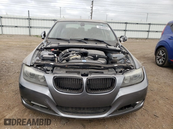 2011 BMW 3 Series 335i xDrive with VIN WBAPL5C53BA918006, listed as a Copart auction lot 56460925 with Not provided miles and Salvage title. Bid and sale history available at DreamBid. Image 5.